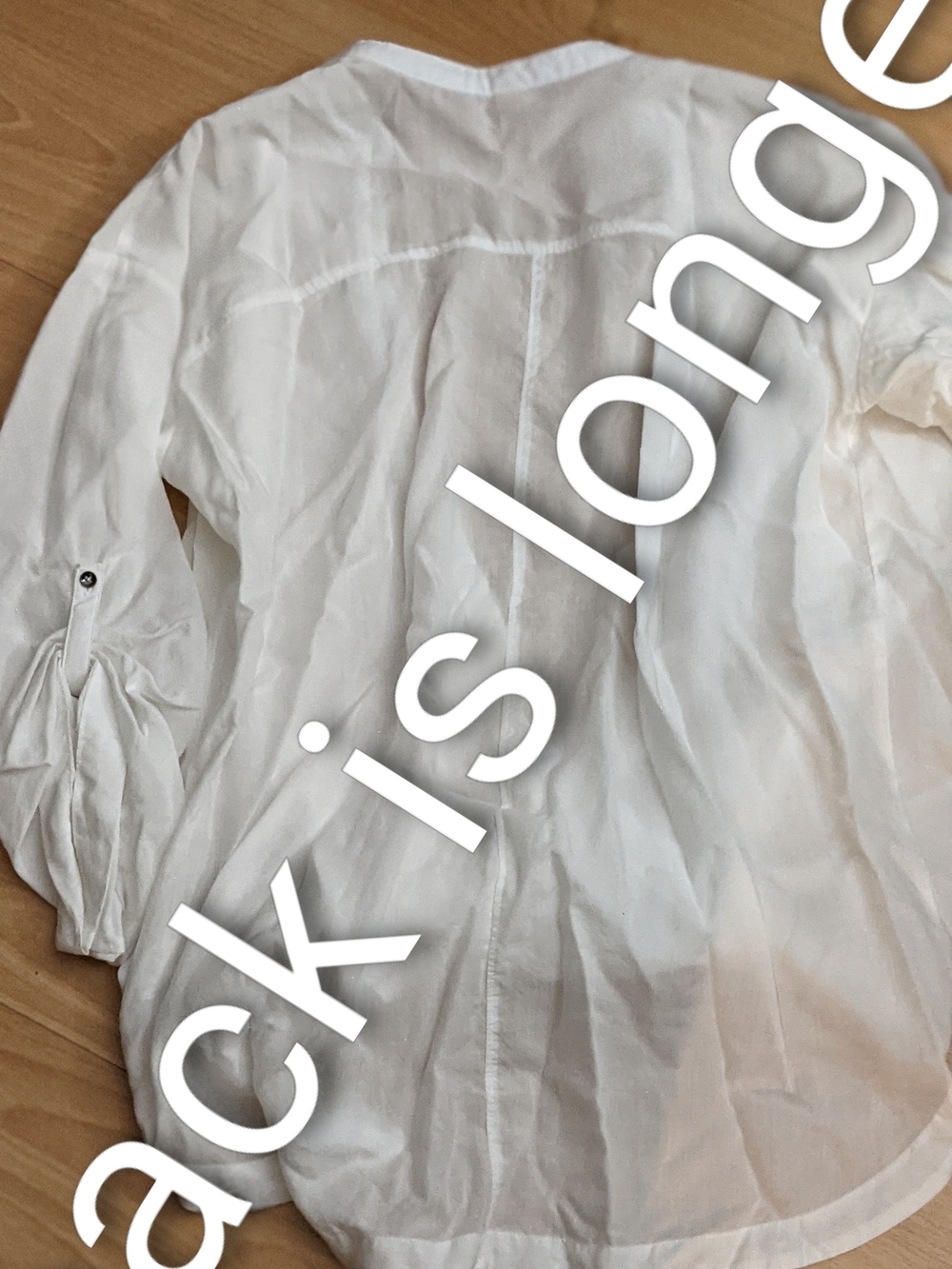 Lole White Lightweight Button-Front Blouse